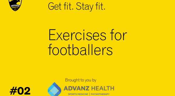 Exercises for footballers by Advanz Health for Heffron Hawks